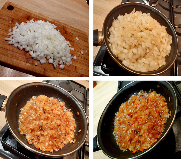 Recette Steak haché amélioré aux oignons, anis, cannelle et coriandre 