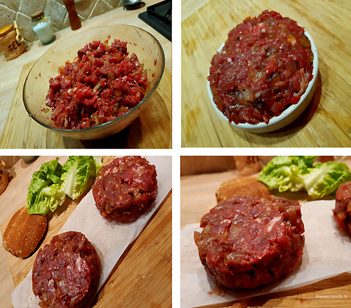 Recette Burgers oignons confits et sauce Tartare façon Lignac 