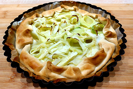 Recette Tarte à l'ancienne courgette et burrata 