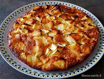 Recette Moelleux aux pommes 