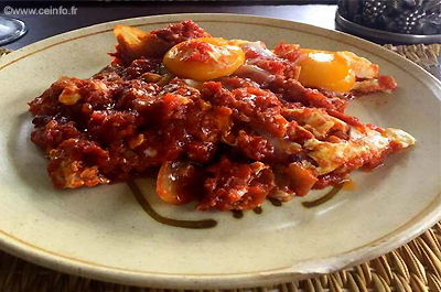 Recette Oeufs à la tomate à l’Andalouse - Façon Eddy 