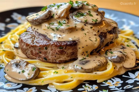 Filet mignon de porc sauce aux champignons Recette Filet mignon de porc sauce aux champignons