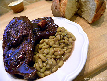 Recette Tranches de gigot d'agneau caramélisées au vinaigre balsamique 