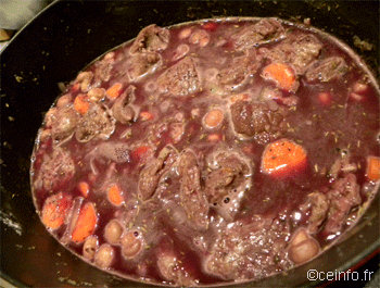 Recette Boeuf bourguignon cuisson traditionnelle [facile] 