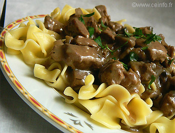 Recette Bœuf Stroganoff - Ma recette facile 