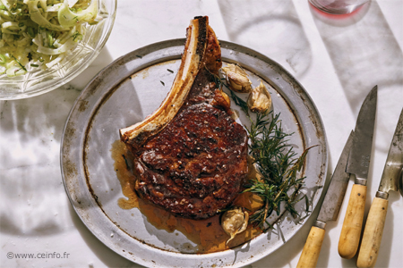 Côte de bœuf grillée au barbecue - L'astuce pour une cuisson parfaite Recette Côte de bœuf grillée au barbecue - L'astuce pour une cuisson parfaite