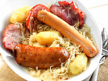 Recette Choucroute garnie - Recette Alsacienne 