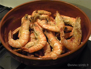 Recette Gambas à l'américaine 