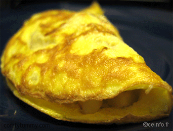 Recette Omelette sucrée aux pommes - Recette [facile] 