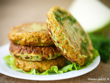 Recette Beignet de courgette 