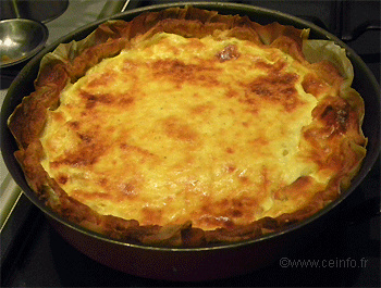 Recette Quiche au saumon frais 