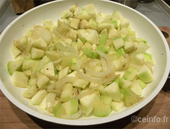 Recette Tarte (ou quiche) aux courgettes et boursin [Très facile] 