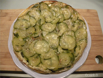 Recette Tarte tatin aux courgettes - Recette [Facile] 