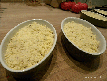 Recette Crumble tomates et chèvre frais 