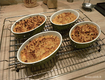 Recette Crumble tomates et chèvre frais 