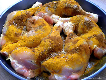 Recette Tajine de poulet en marinade, aux olives et citrons confits 