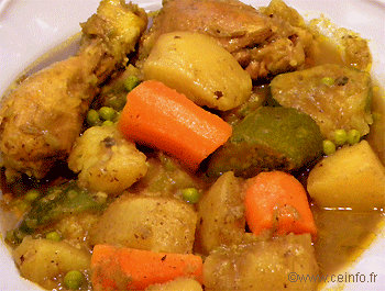 Recette Tajine de poulet aux légumes [Recette marocaine] 
