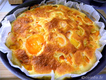 Recette Clafoutis aux abricots - Recette [Très facile] 