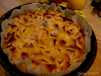 Recette Clafoutis aux pommes 