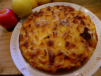 Recette Clafoutis aux pommes 