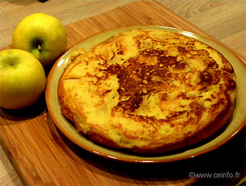 Recette Gâteaux aux pommes cuit à la poêle 