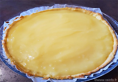 Recette Tarte au citron meringuée 