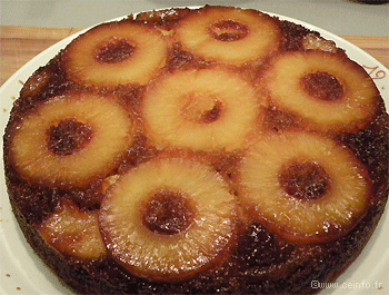 Recette Gâteau tatin aux ananas caramélisés 