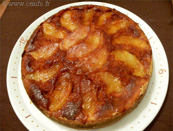 Recette Gâteau tatin aux pommes caramélisées et yaourt 