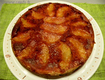 Recette Gâteau tatin aux pommes caramélisées et yaourt 