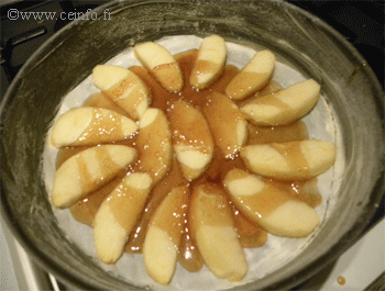 Recette Gâteau tatin aux pommes caramélisées et yaourt 