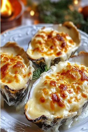 Recette Huitres gratinées au four 