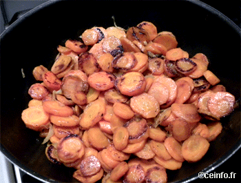 Recette Carottes sautées à la crème [Recette très facile] 