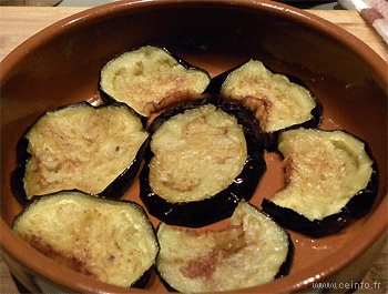 Recette Cassolette d'aubergines à la Bolognaise gratinée 