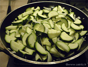 Recette Gratin de courgettes à la viande hachèe 