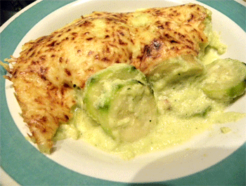 Recette Gratin de courgettes, sauce courgettes - Recette [Niveau facile] 