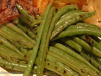 Recette Haricots verts sautés à la poêle 