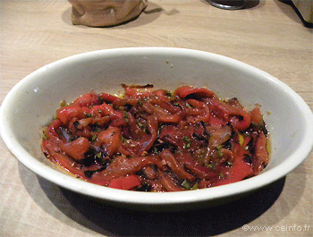Recette Poivrons marinés à l'huile d'olive 