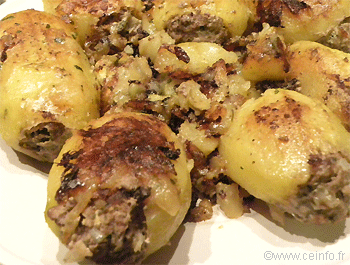 Recette Pommes de terre farcies [recette facile] 