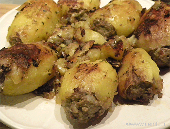 Recette Pommes de terre farcies [recette facile] 