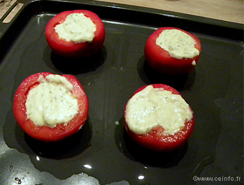 Recette Tomates farcies à la mozzarella 