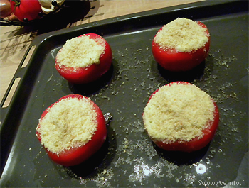 Recette Tomates farcies à la mozzarella 