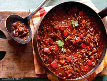 Recette Chili con carne 