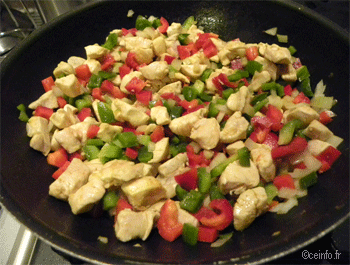 Recette Fajitas au poulet - Recette [facile] 