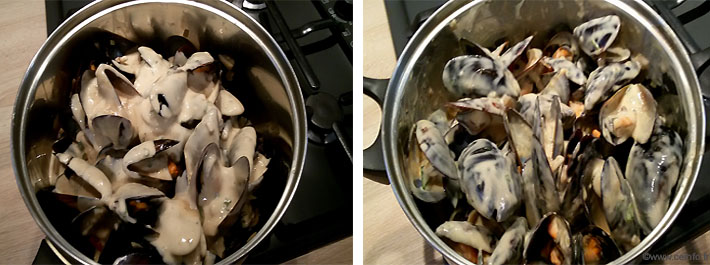 Recette Moules à la crème - Recette [facile] 