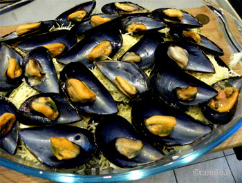 Recette Moules farcies à la crème [niveau très facile] 