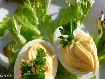 Recette Les oeufs mayonnaise 