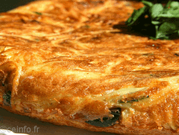 Recette Omelette aux aubergines 