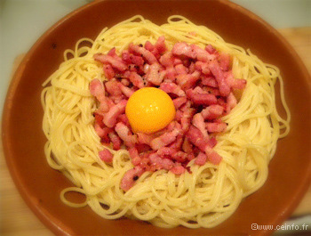 Recette Spaghettis carbonara - Recette [Très facile] 