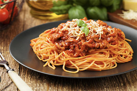 Recette Spaghettis à la Bolognaise 