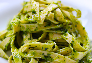 Recette Tagliatelles al Pesto 